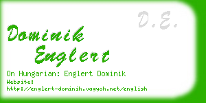 dominik englert business card